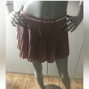Sergio Tacchini Tennis Golf Pleated Pale Mauve Skirt Size SM